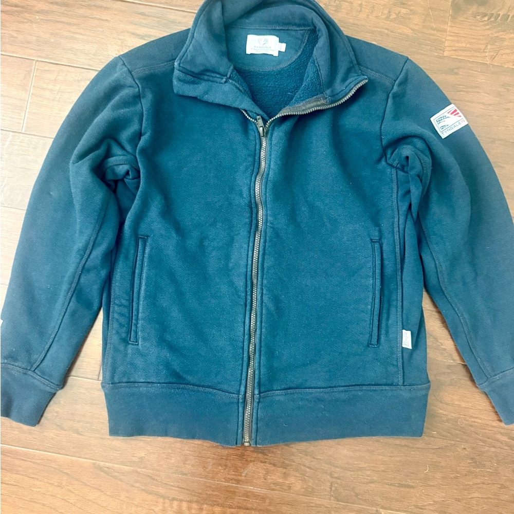 Tyndale Full-Zip Micro-Fleece Sweatshirt Medium M Navy Blue FRC Cat 2 Jacket